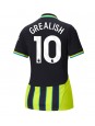 Manchester City Jack Grealish #10 Zenski Gostujuci Dres 2024-25 Kratak Rukavima